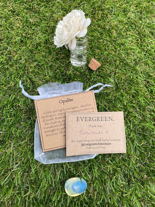 Opalite Crystal Tumbled Stone - Energy, Healing, Meditation