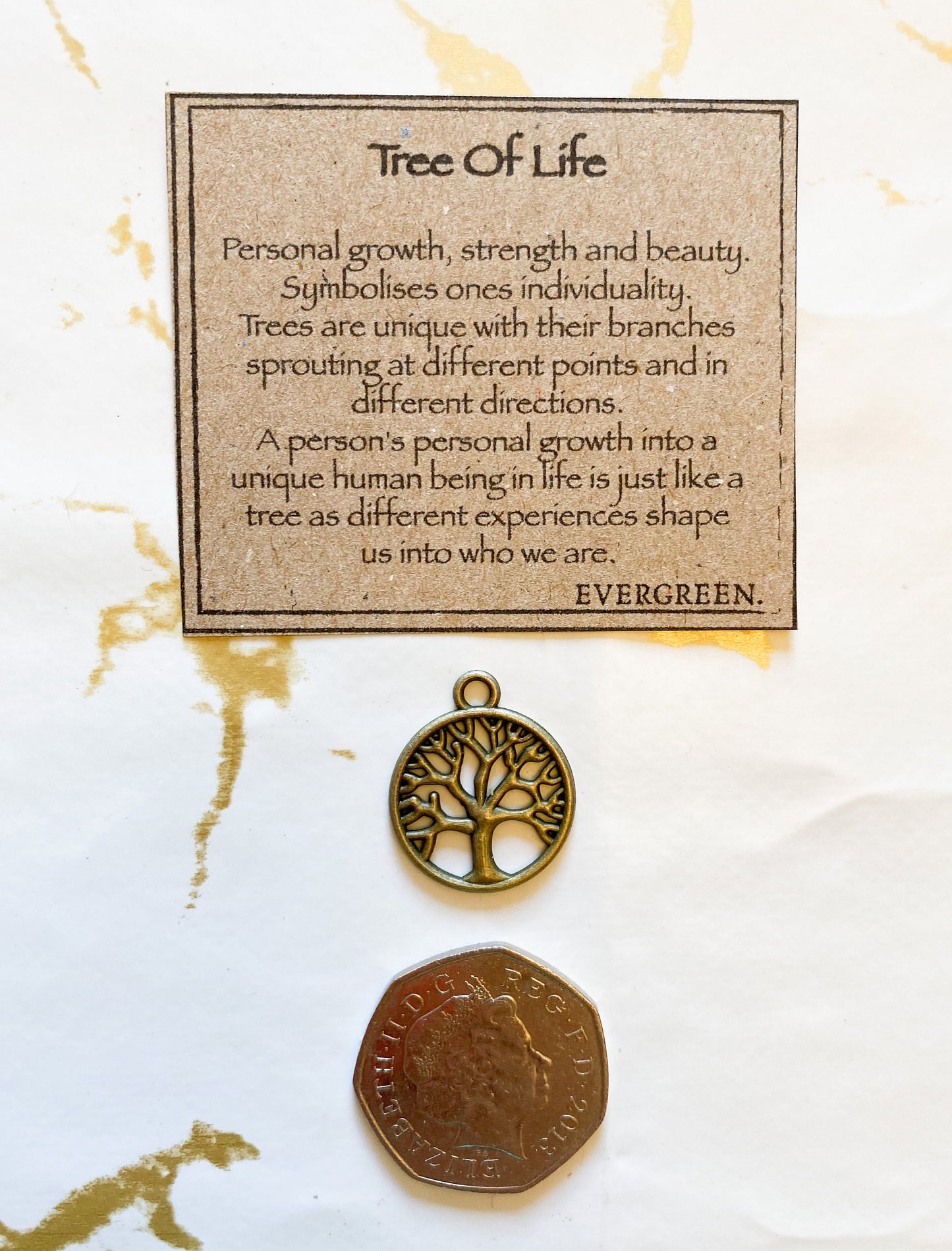 Bronze Tree Of Life Pendant - Personal Growth, Strength & Individuality