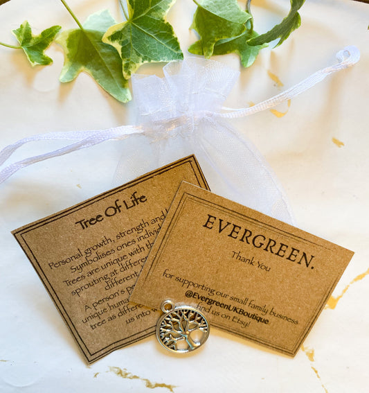 Silver Tree Of Life Pendant - Personal Growth, Strength & Individuality