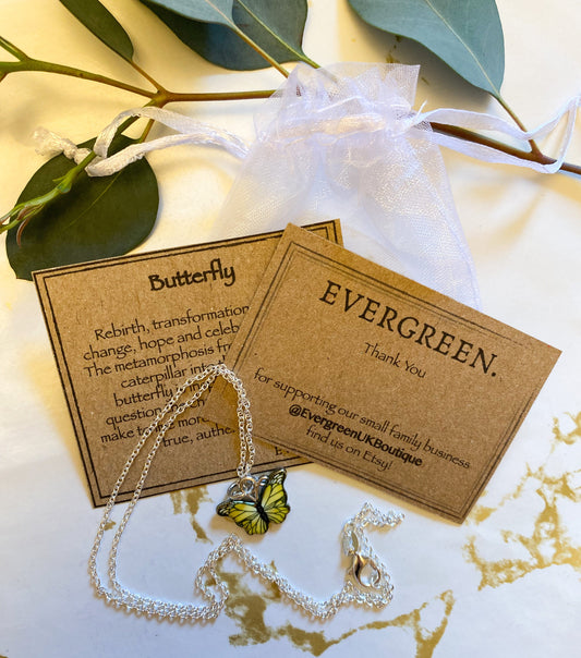 Butterfly Pendant - Positive Change, Hope & Celebration