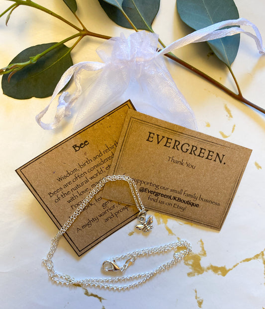 Bee Pendant - Wisdom, Rebirth & Dedication