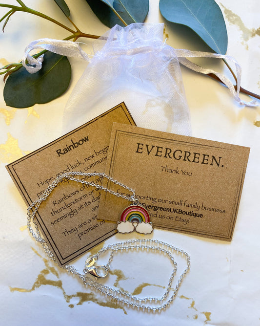 Rainbow Pendant - Peace, Good Luck & New Beginnings