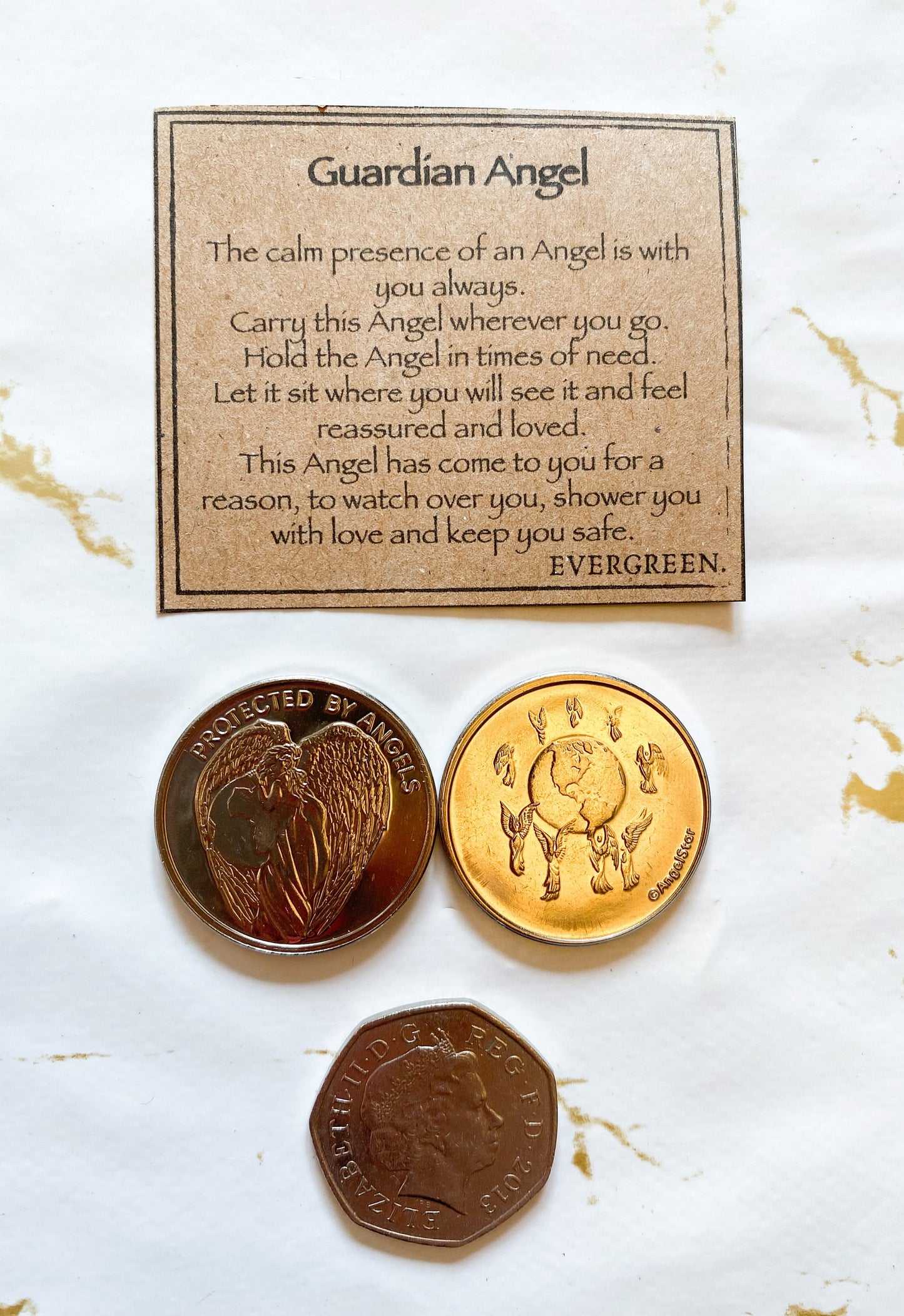 Guardian Angel Coin - Love, Reassurance & Protection