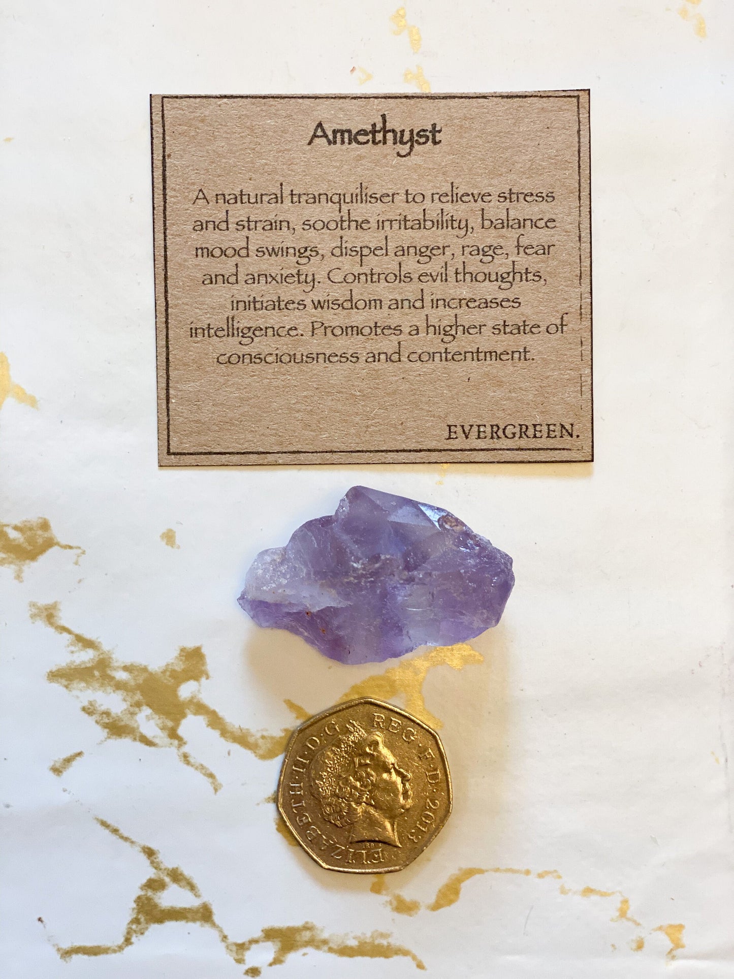 Amethyst Raw / Rough Crystal - Balance, Contentment & Wisdom