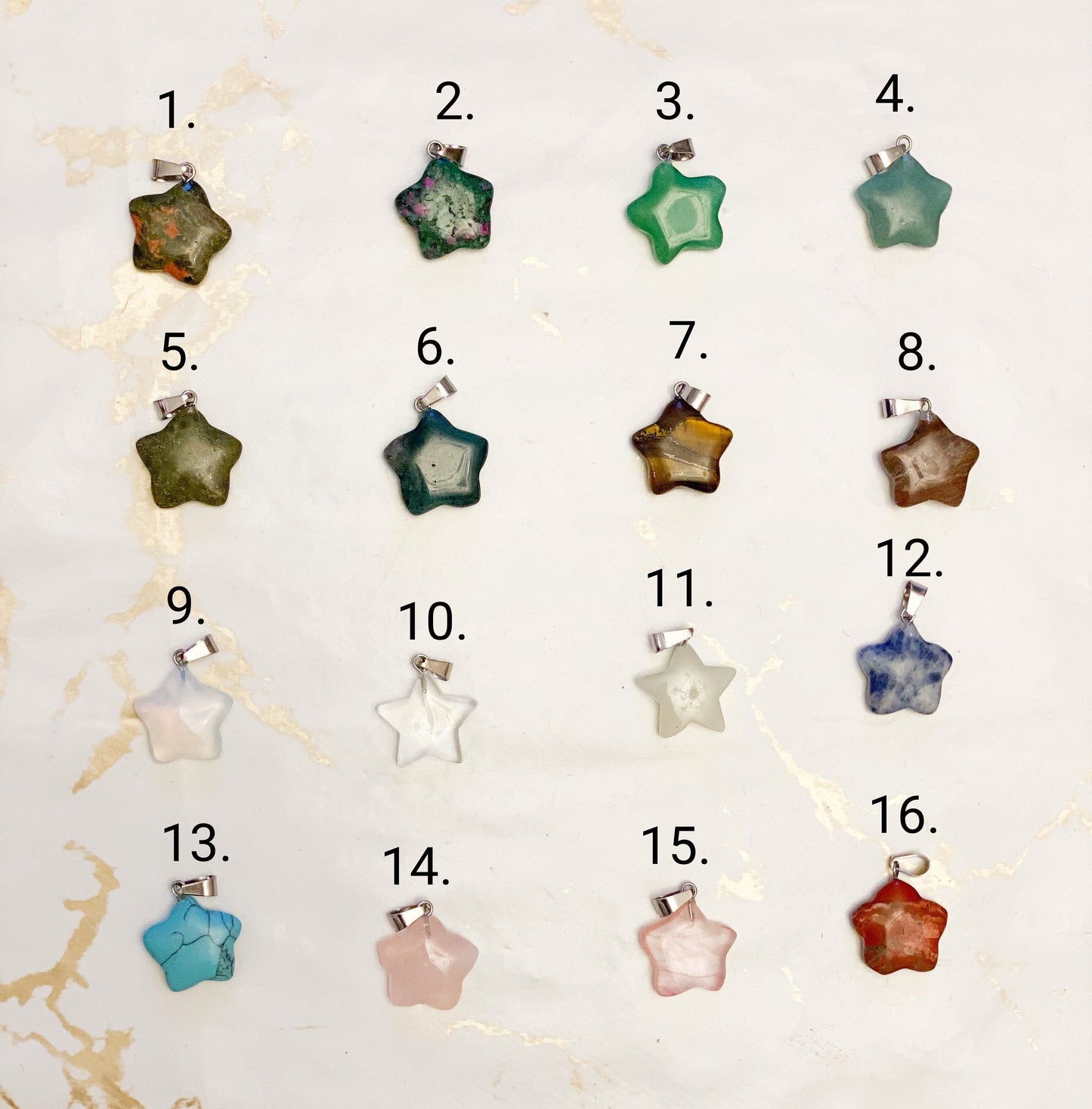 Star Crystal Pendants - Protection, Guidance & Enlightenment