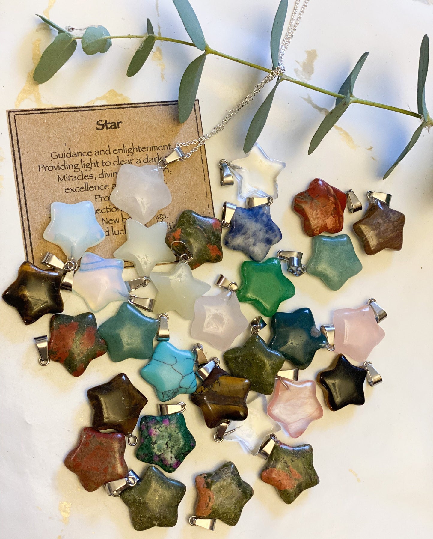 Star Crystal Pendants - Protection, Guidance & Enlightenment