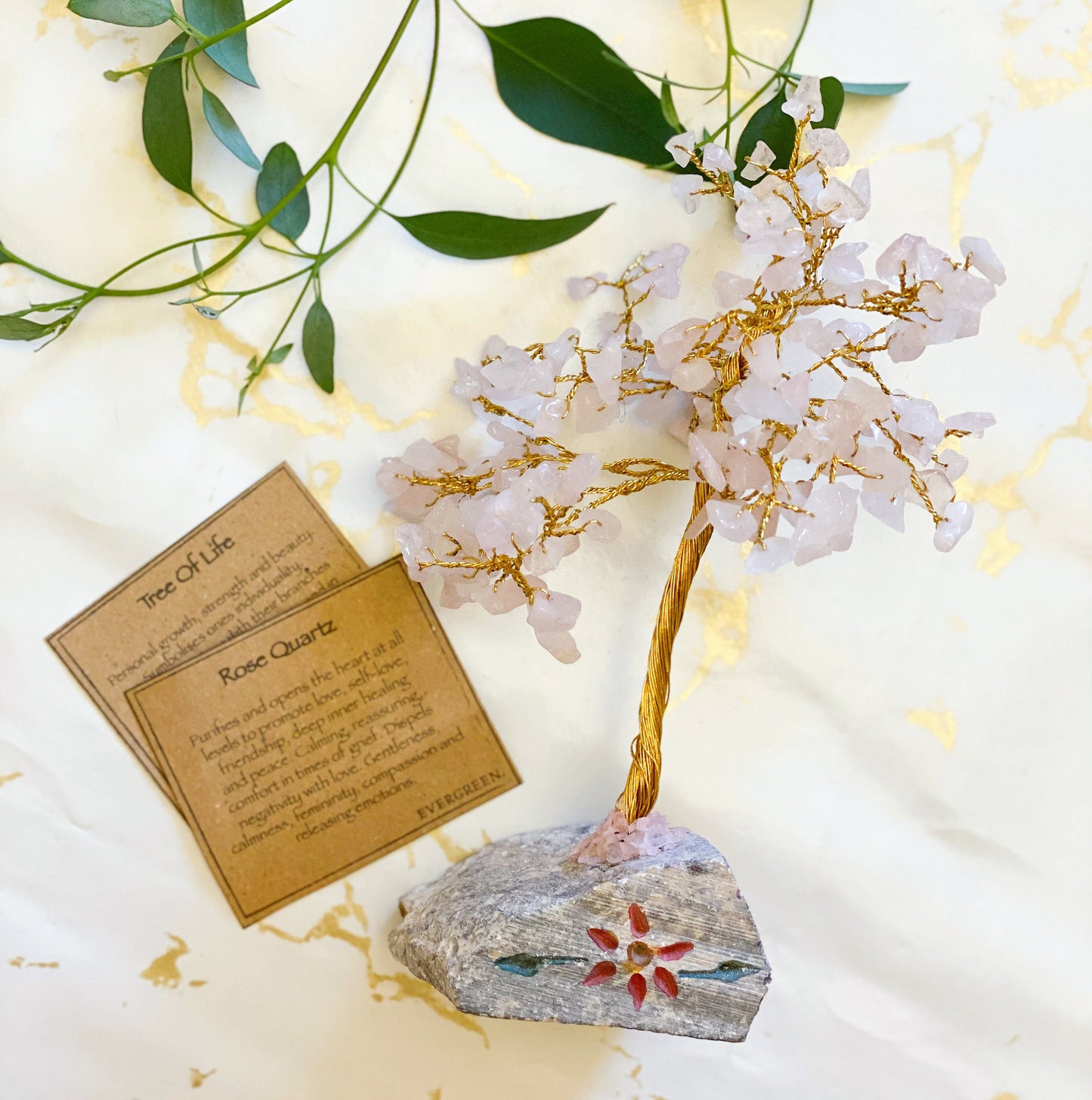 Handmade Indian Crystal Gemstone Tree - Wide Selection Available!