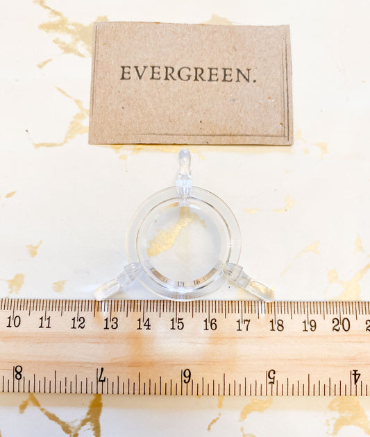 Plastic Crystal Ball / Egg Stand - Fits A Range Of Crystal Sizes