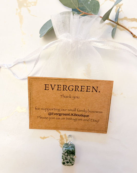 Beautiful Crystal Tumbled Stone Pendant - Wide Selection Available!