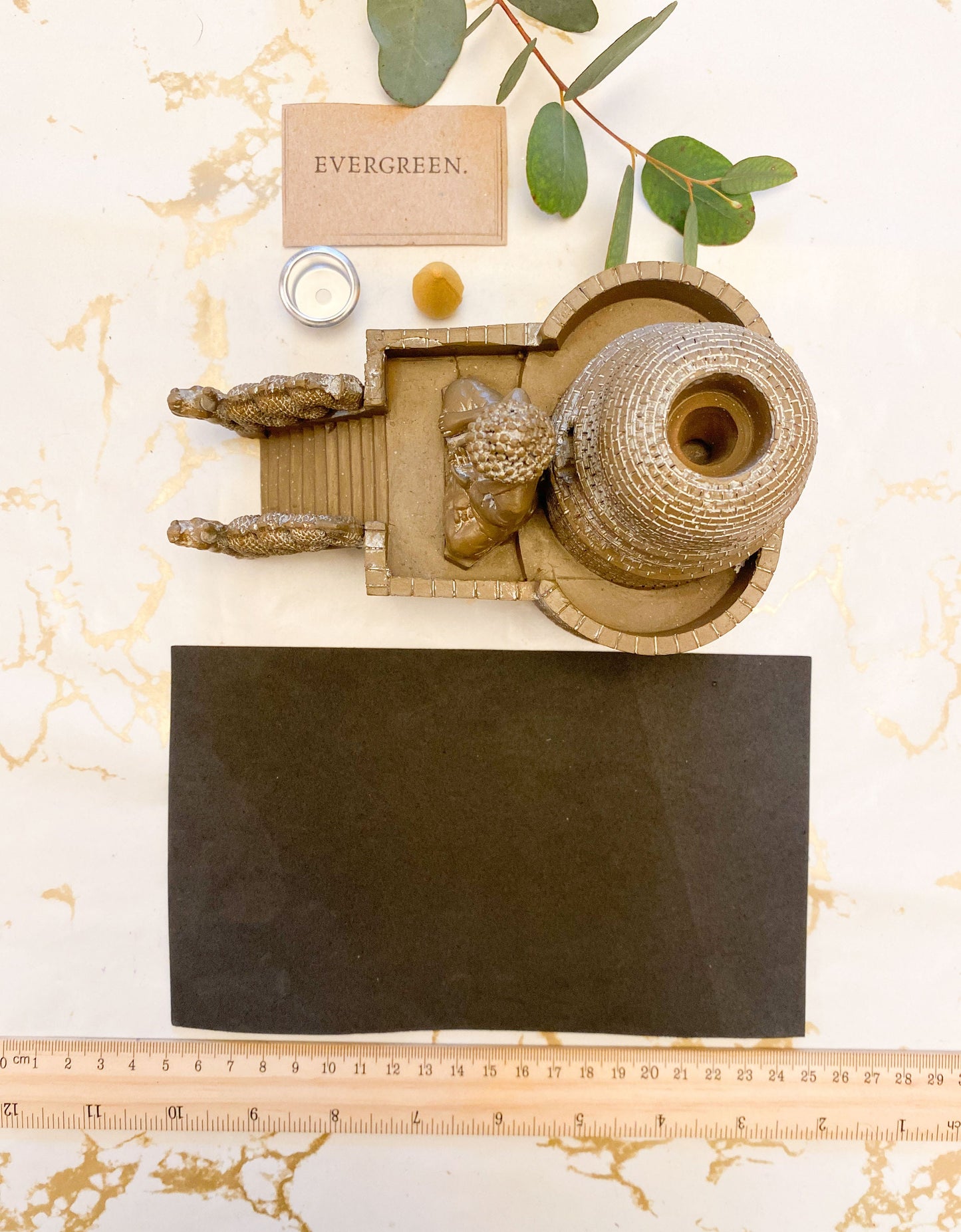 Buddha Temple Backflow Incense Burner