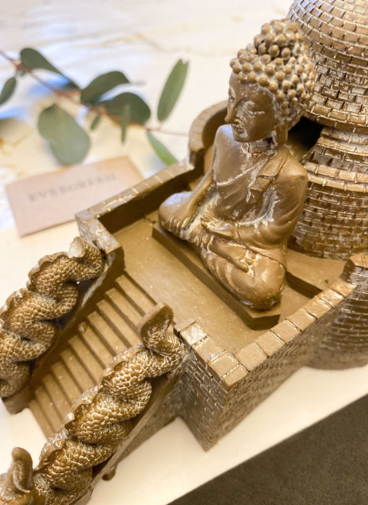 Buddha Temple Backflow Incense Burner