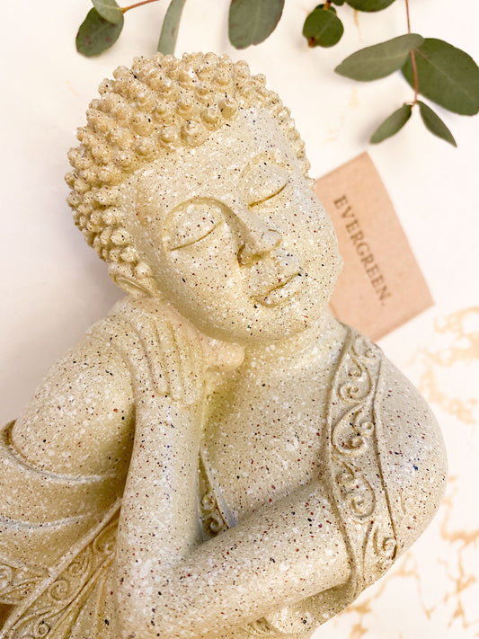 Beautiful Resting Peaceful Buddha Figurine