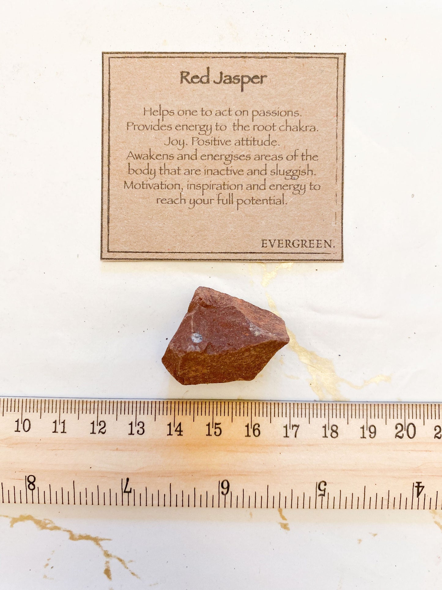 Raw/Rough Red Jasper Crystal - Energy, Positivity & Motivation