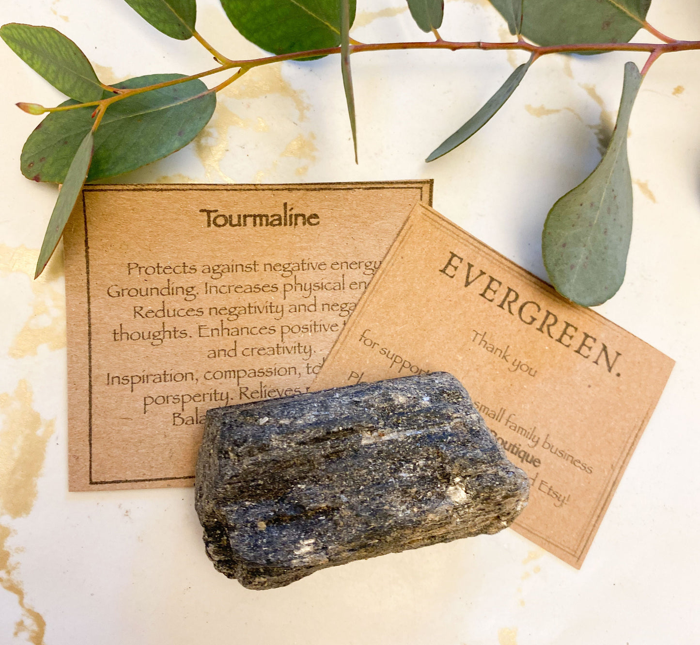 Raw / Rough Black Tourmaline - Grounding, Positivity & Inspiration