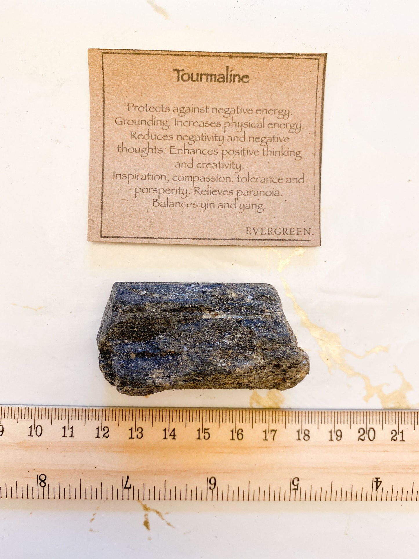 Raw / Rough Black Tourmaline - Grounding, Positivity & Inspiration