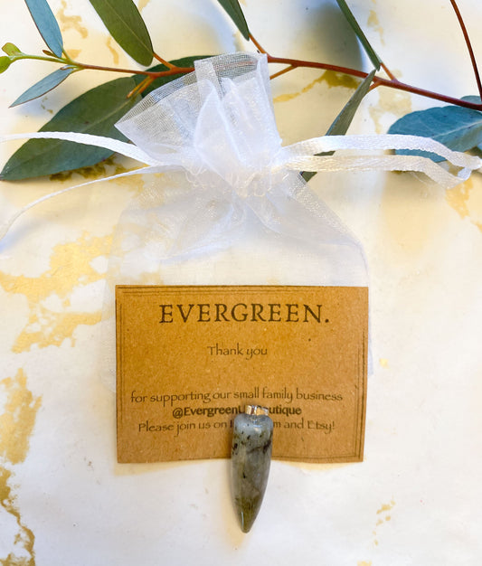 Stunning Crystal Smooth Point Pendants - Wide Variety Available!