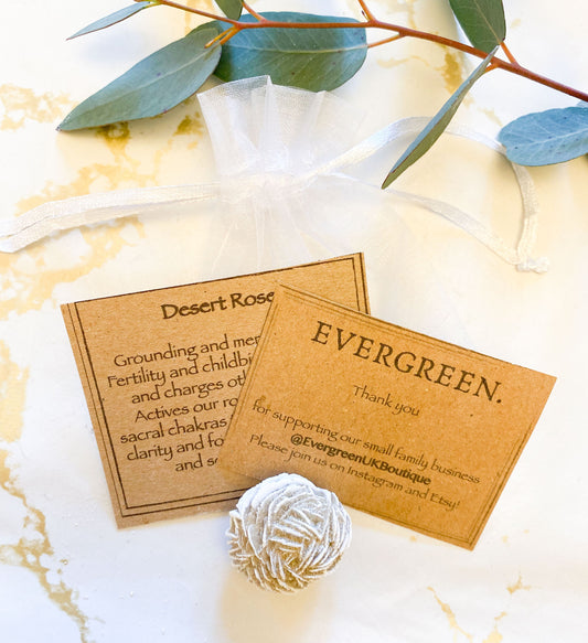 Desert Rose Raw Crystal - Clarity, Cleansing & Self-Expression