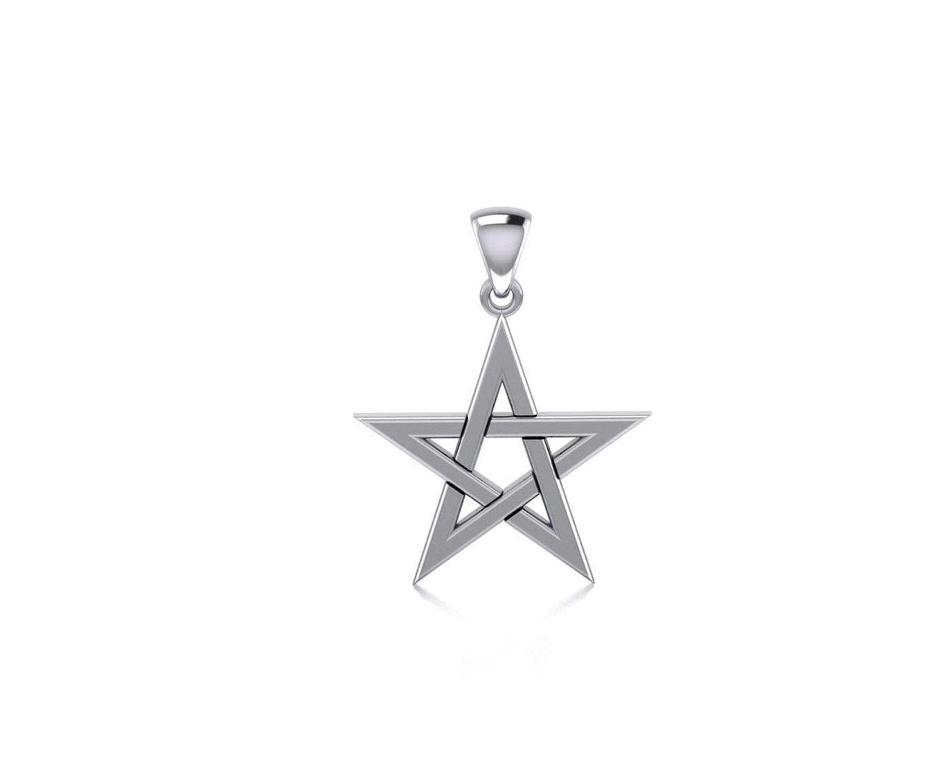 Sterling Silver Pentagram Star Pendant