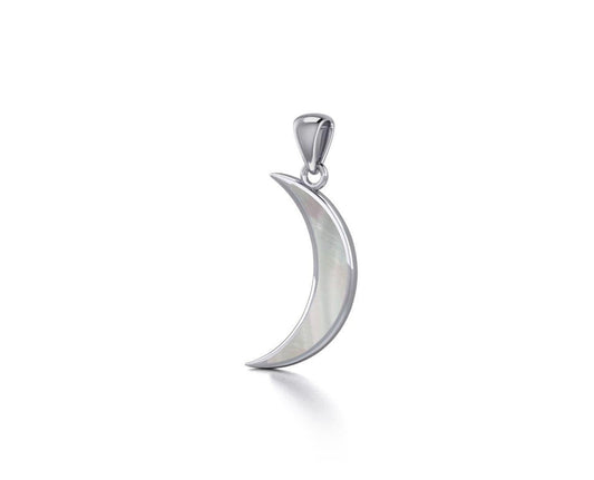 Sterling Silver & Mother Of Pearl Magic Moon Pendant