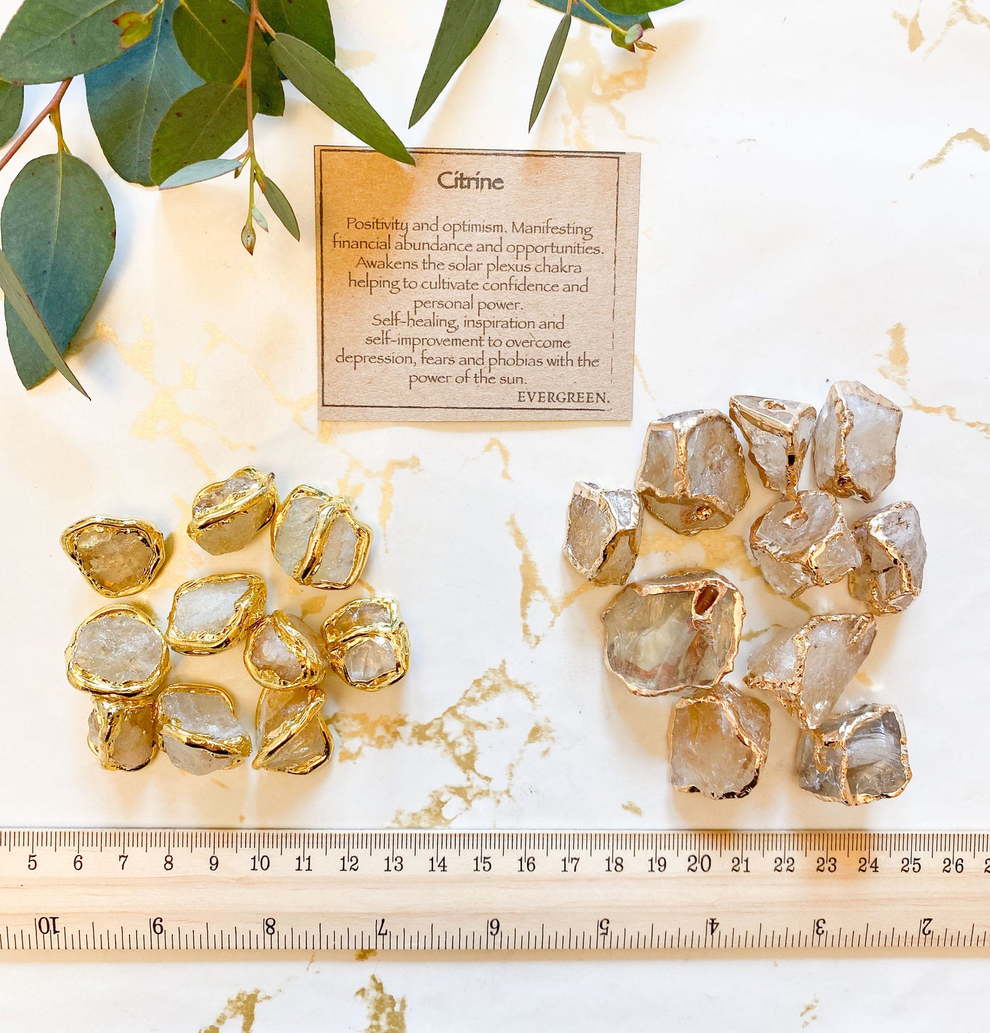 Raw / Rough Citrine Crystal Nugget Pendant - Positivity, Inspiration & Confidence