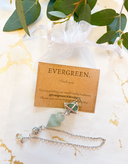 Crystal Point Pendulum & Necklace Set - Wide Variety Available!