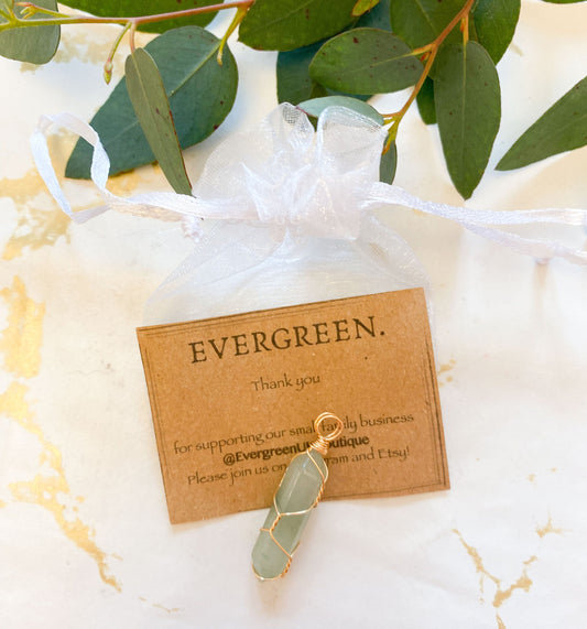 Wire Wrapped Crystal Point Pendant - Wide Variety Available!