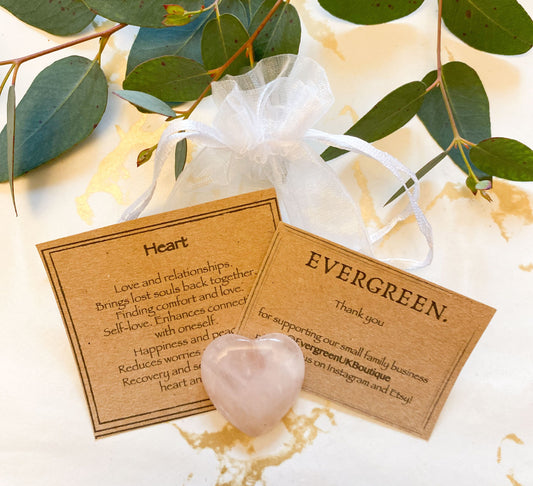 Crystal Heart Cabochon 30mm - Wide Variety Available