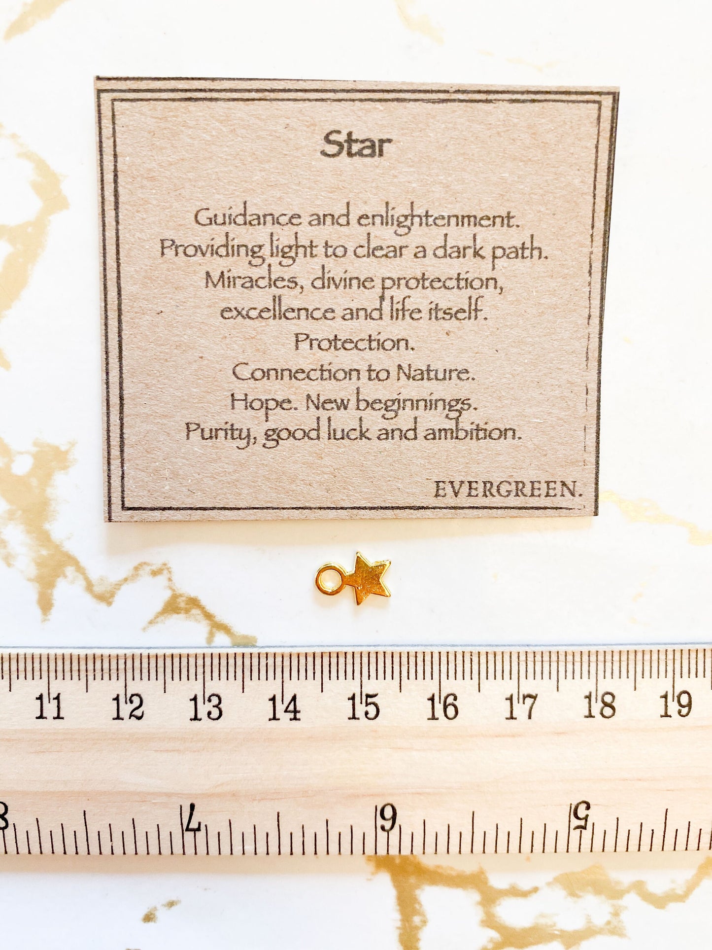 Star Pendant Gold / Silver - Guidance, Excellence & Enlightenment