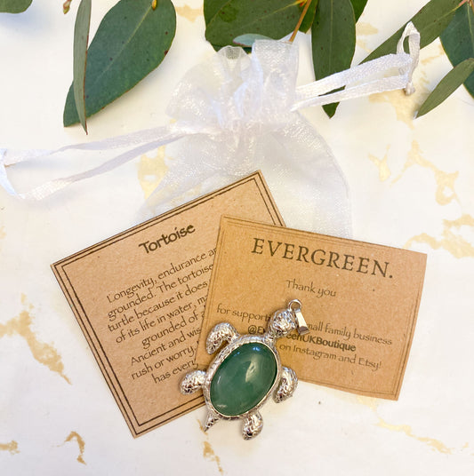 Crystal Tortoise Pendant - Wide Variety Available!