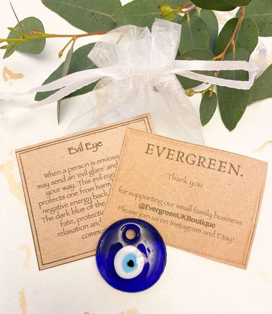 Evil Eye Pendant - Protection, Relaxation & Calmness