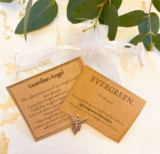 Silver Guardian Angel Pendant - Wide Variety Available!