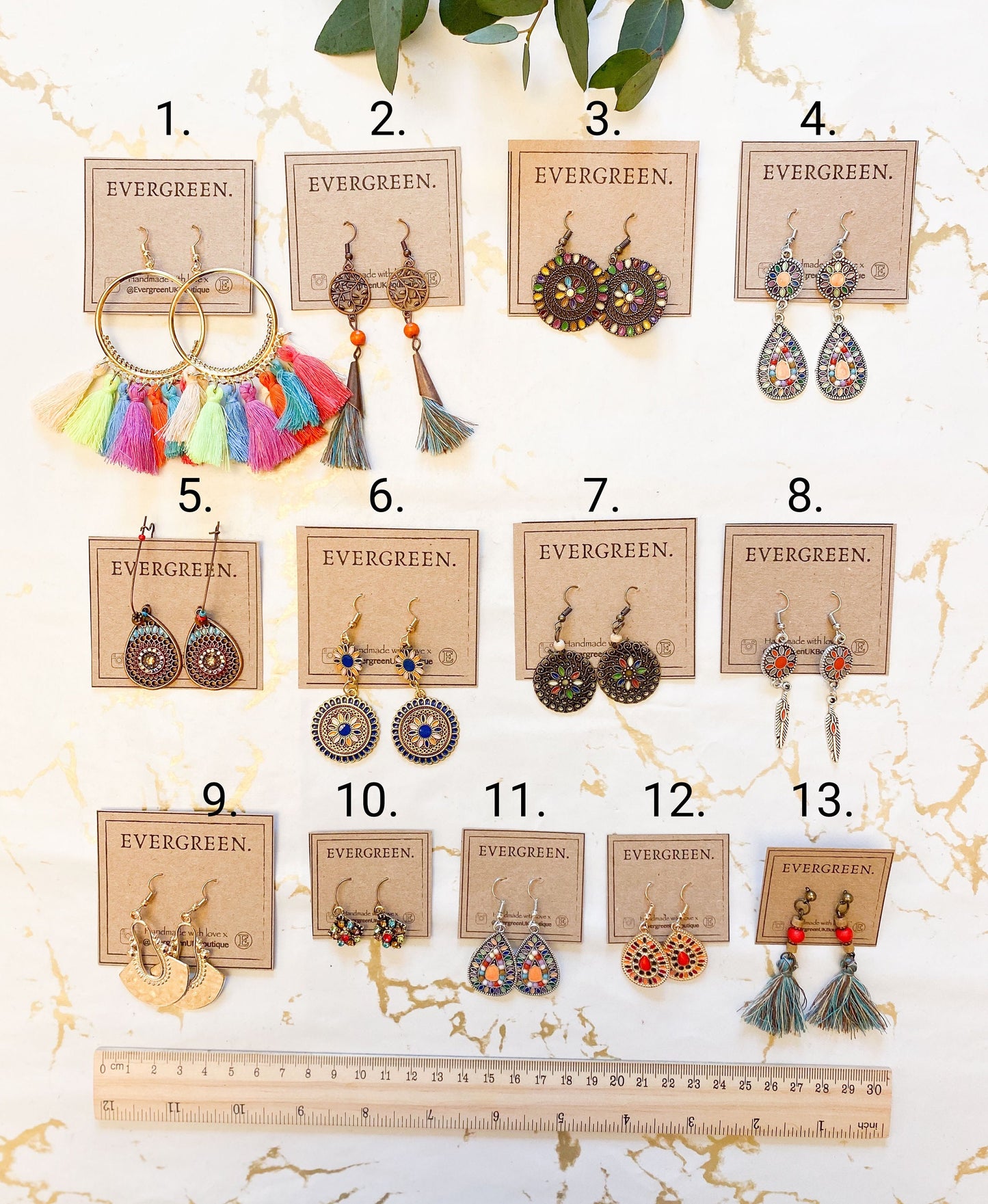 Boho Hoop / Dangle Earrings - Wide Variety Available!