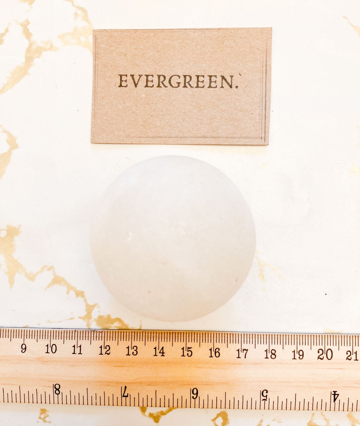 Natural White Salt Deodorant Ball 45mm