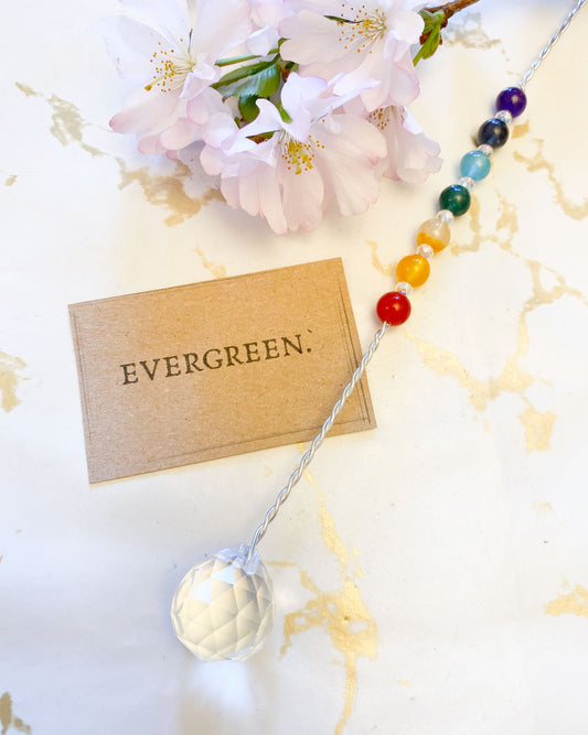 Chakra Crystal Suncatcher - Transformation, Positivity & Light