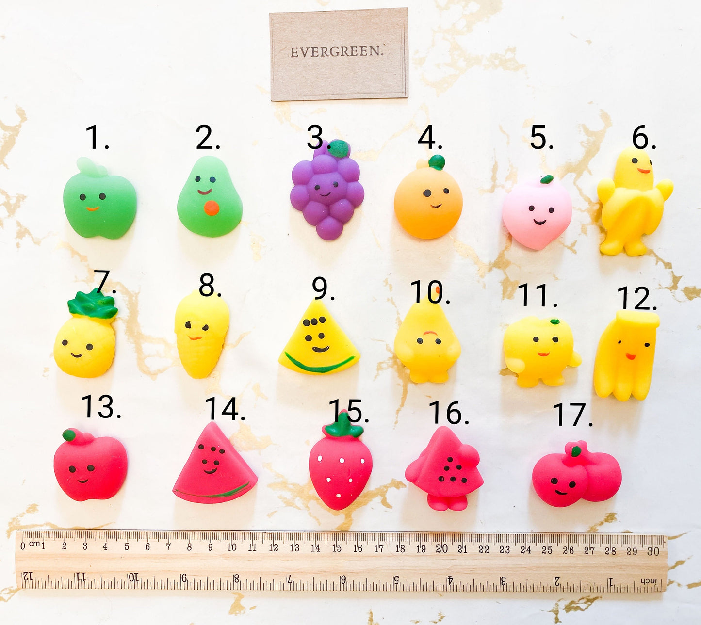 Fruit / Vegetable Stress Reliever Squishy - Wide Variety Available!