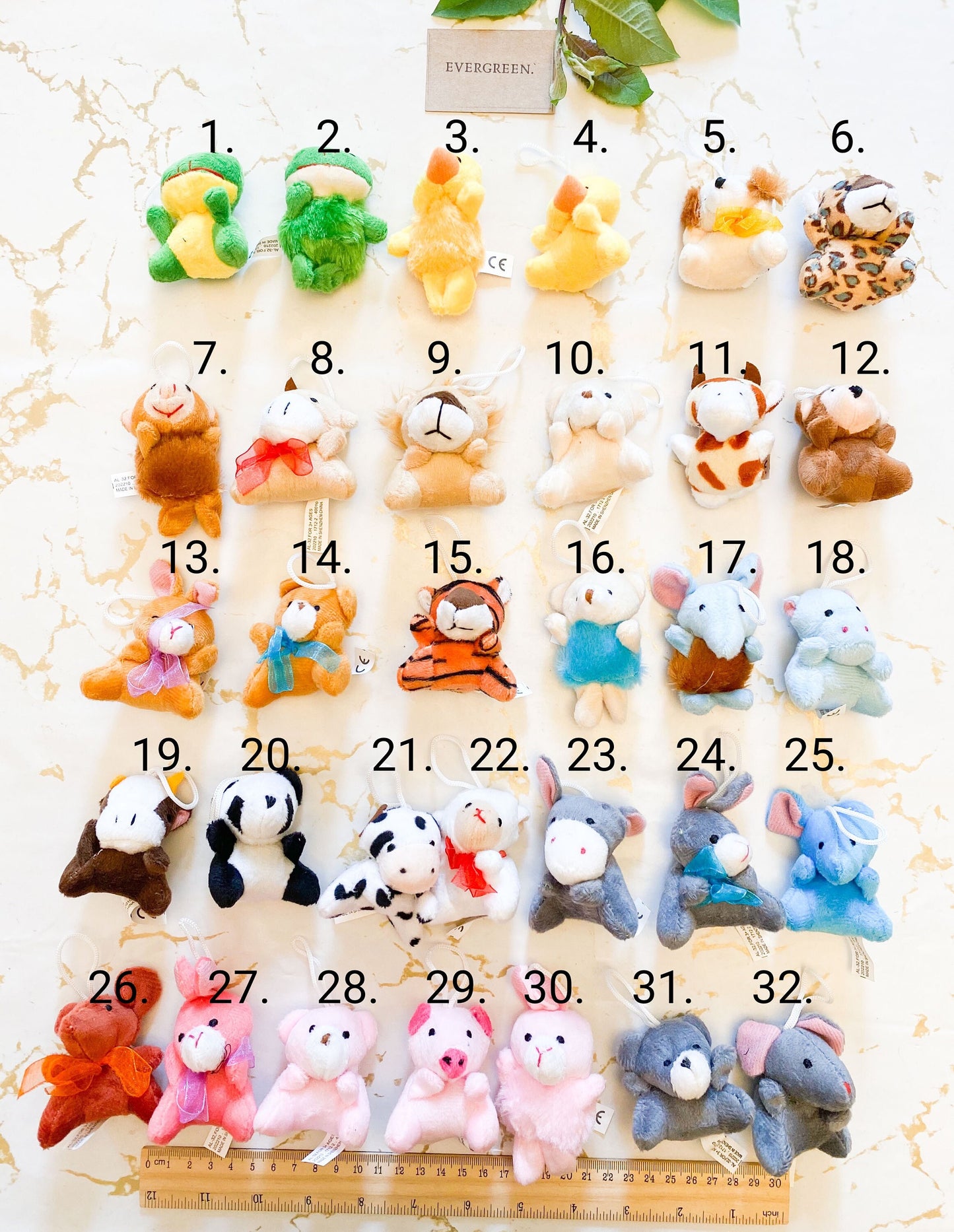 Plush Animal Soft Toy / Keychain - Wide Variety Available!