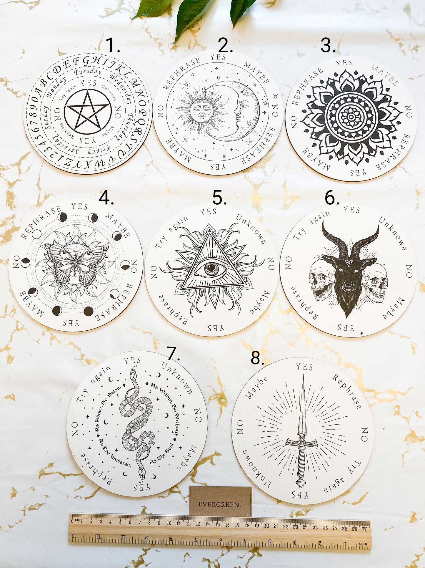 Divination Metaphysical Message Board - Wide Variety Available!