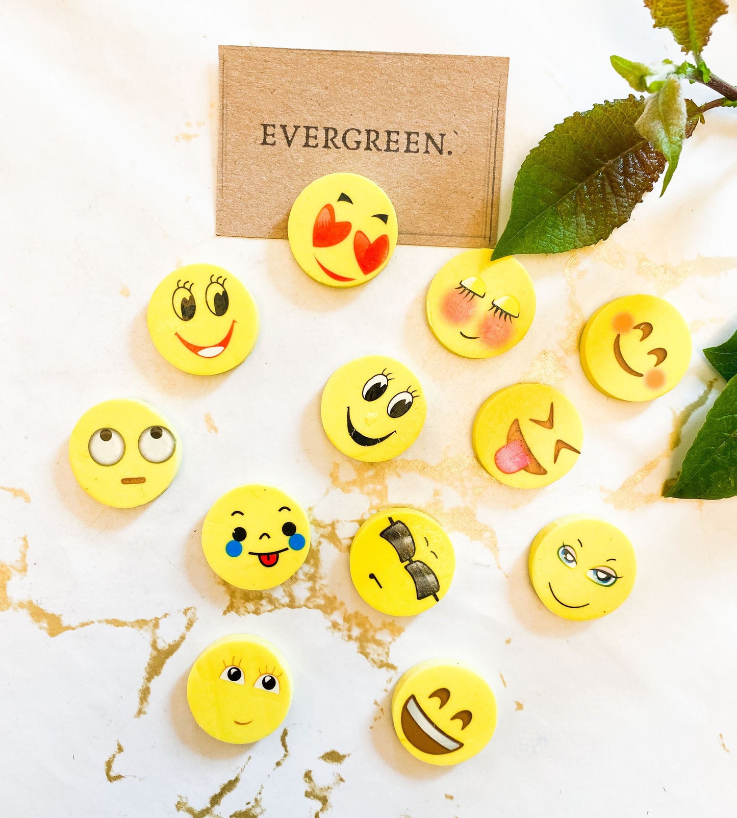Smiley Emoji Pencil Eraser - Wide Variety Available!