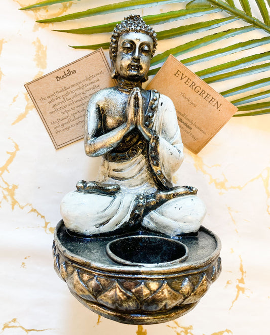 Buddha Candle Holder Statue