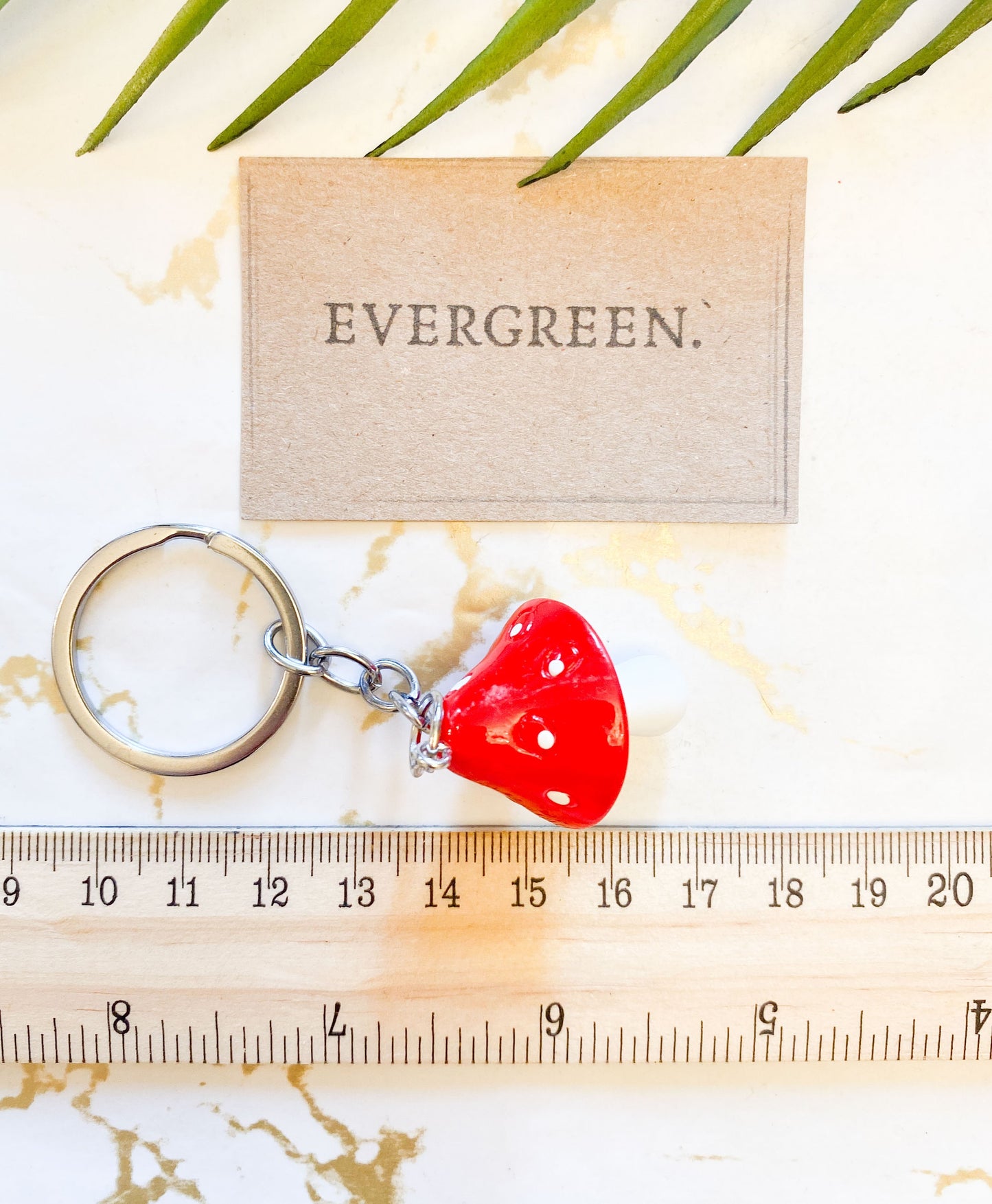Mushroom / Toadstool Keychain - Variety Of Colours Available!