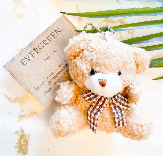 Teddy Bear Keychain - Variety Of Colours Available!