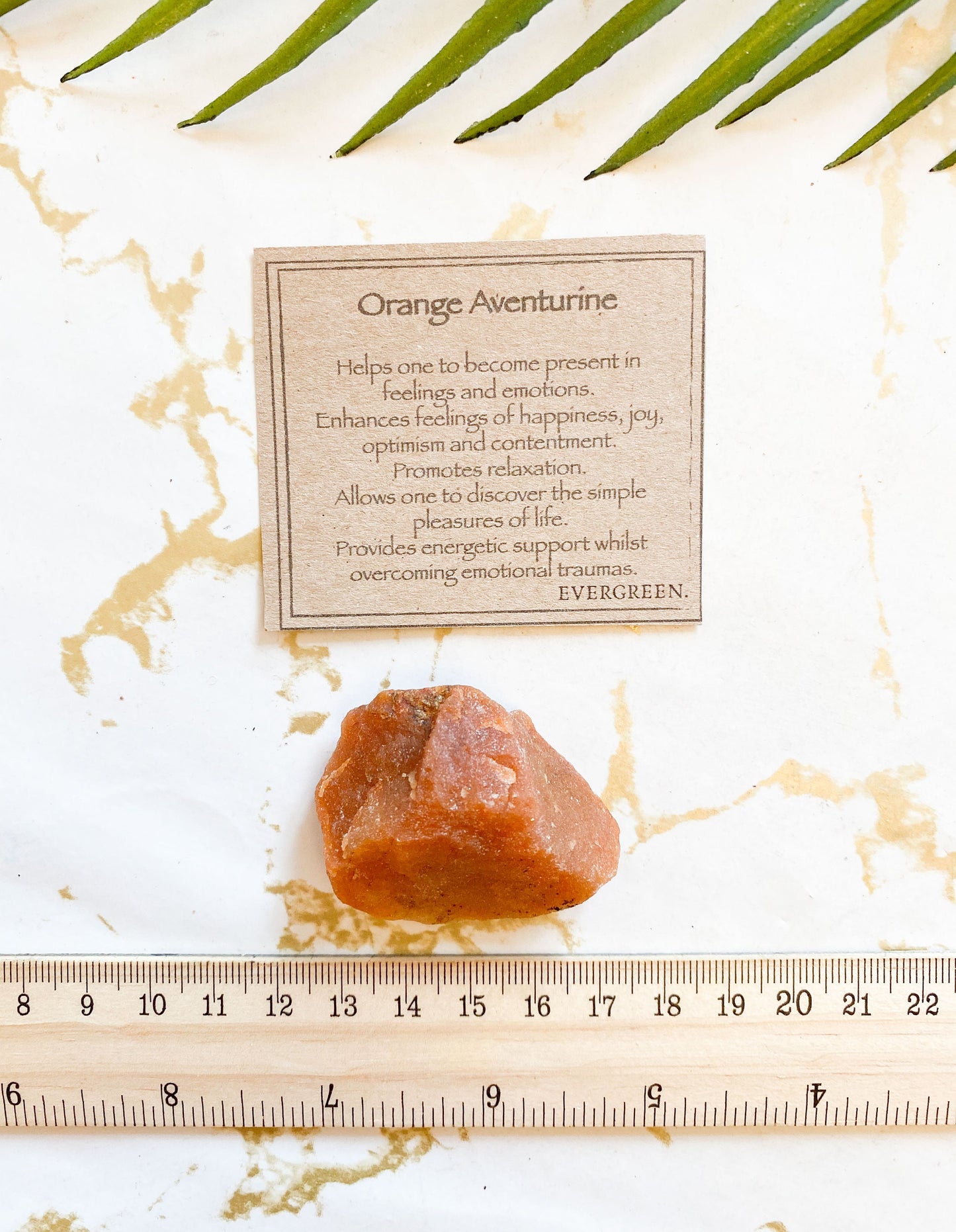 Raw / Rough Orange Aventurine Crystal -
