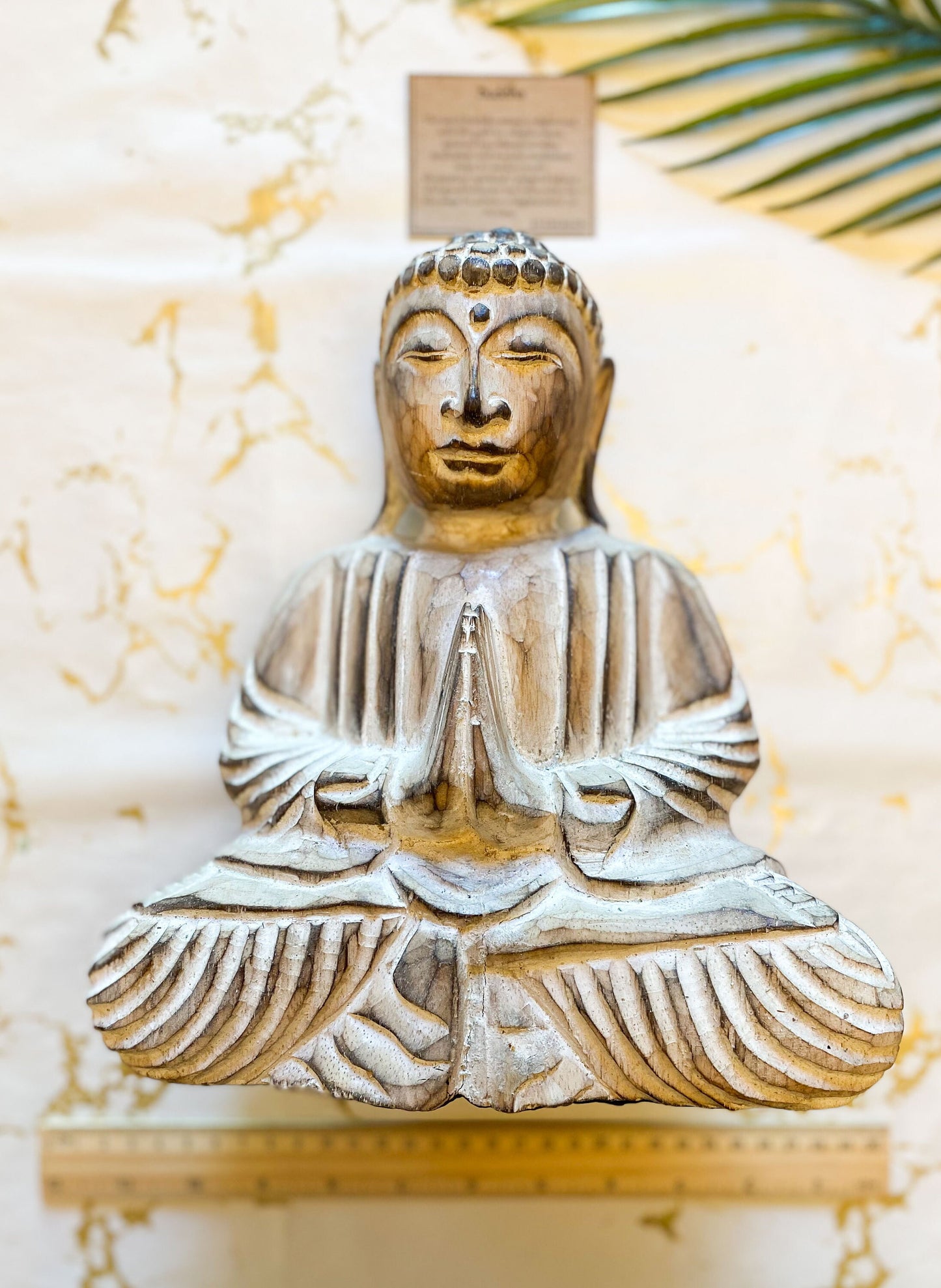 Buddha Albasia Wood Statue / Figurine