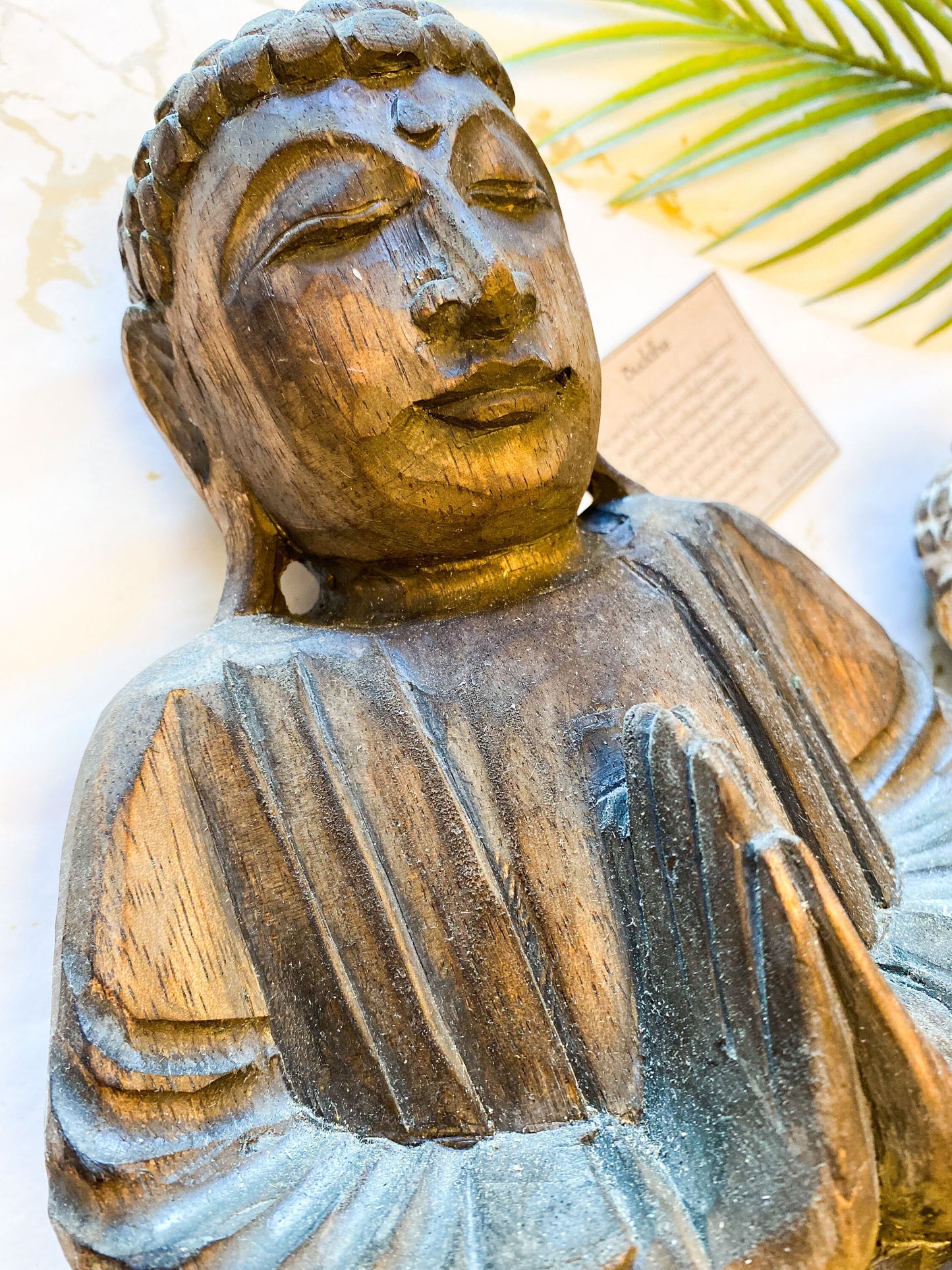 Buddha Albasia Wood Statue / Figurine