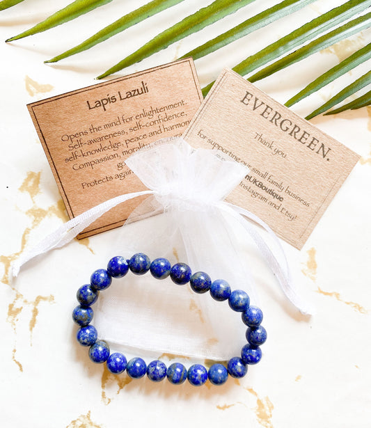 Blue / Purple Crystal Bracelets 8mm - Wide Variety Available!