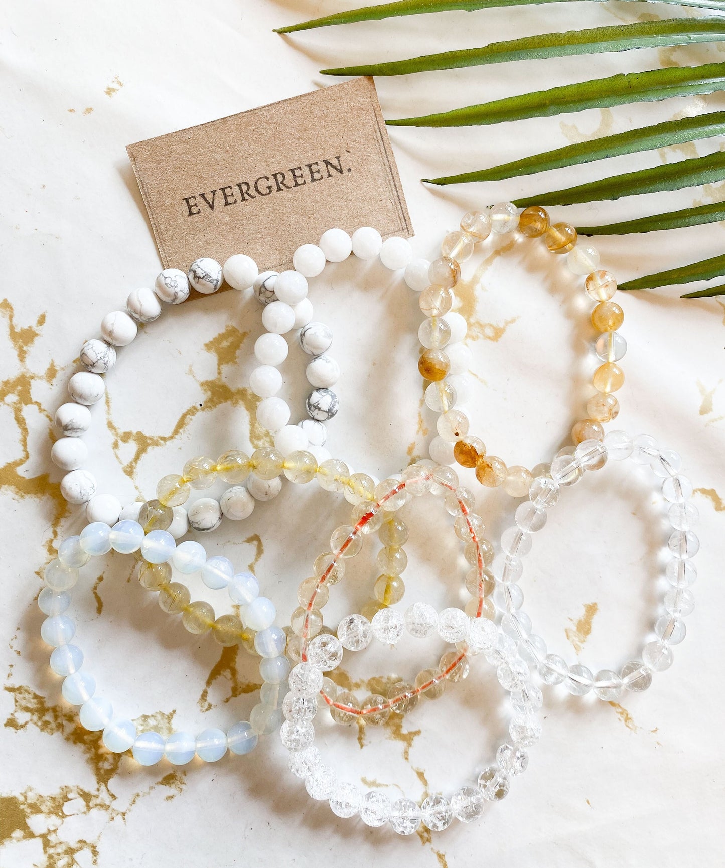 Clear / White / Yellow Crystal Bracelet 8mm - Wide Variety Available!