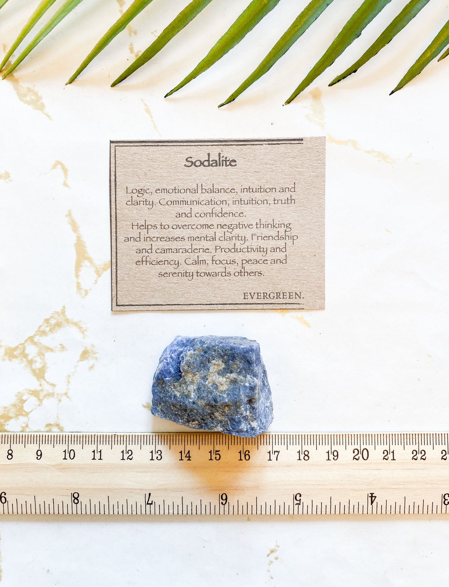 Raw / Rough Sodalite Crystal - Truth, Communication & Clarity