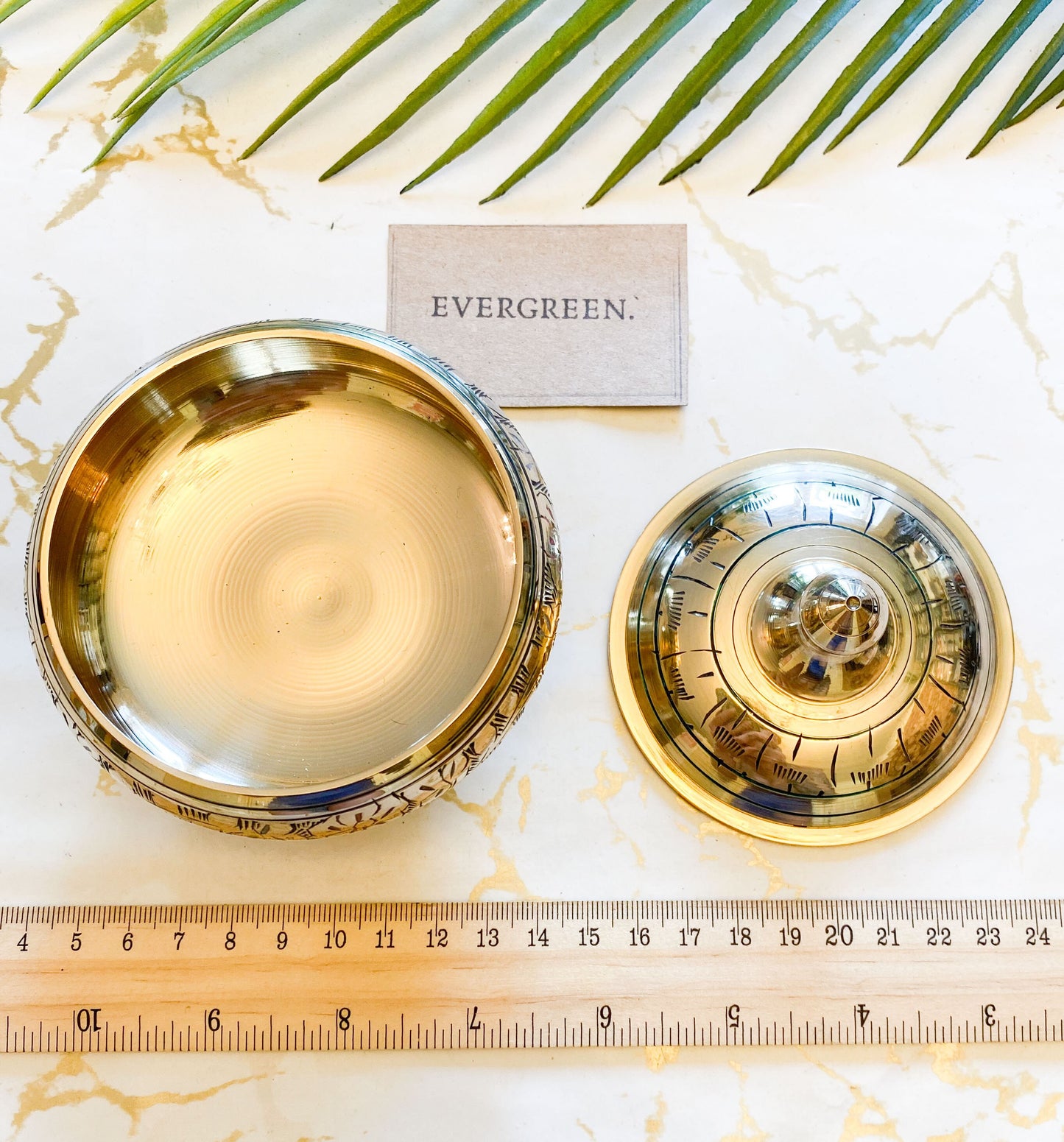 Ornate Brass Bowl - Incense & Rituals
