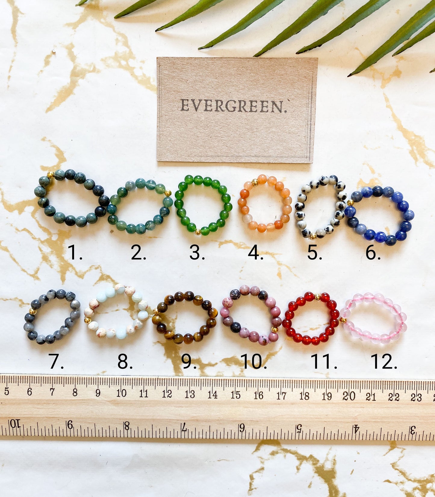 Crystal Beaded Ring - Wide Variety Available!