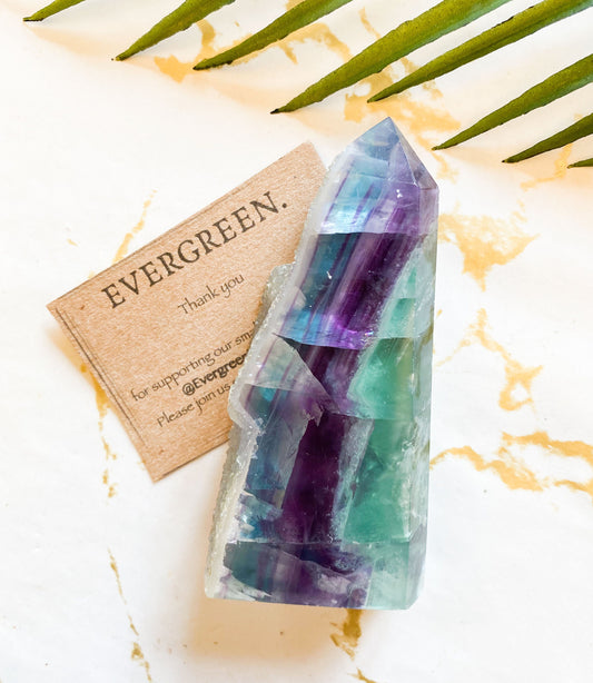 Green / Blue / Purple Half Raw Crystal Points - Jasper, Agate, Amethyst, Quartz, Aventurine, Fluorite